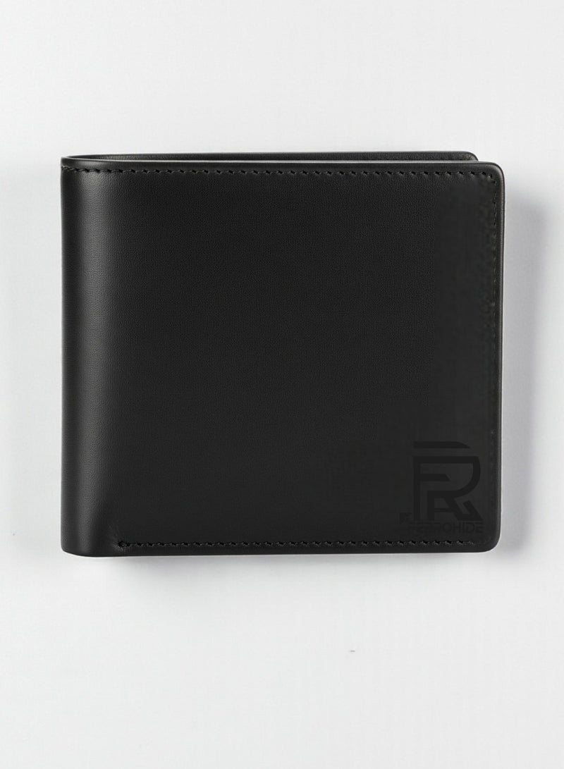 FERROHIDE Genuine Leather Wallet For Mens, Black Leather Bifold Men's Leather Wallets - Image 3